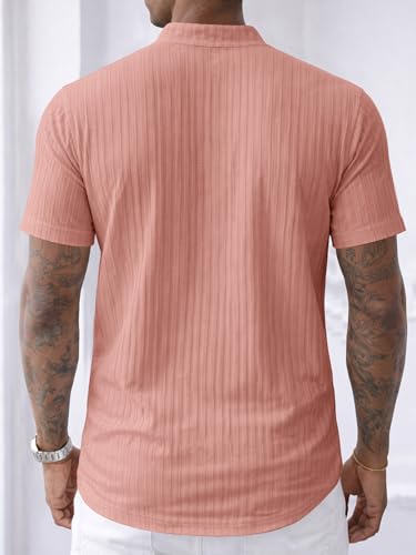 Image of Noble Monk Men's Solid Casual Shirt |Half Sleeve | Regular Fit |Stylish Shirt for Men