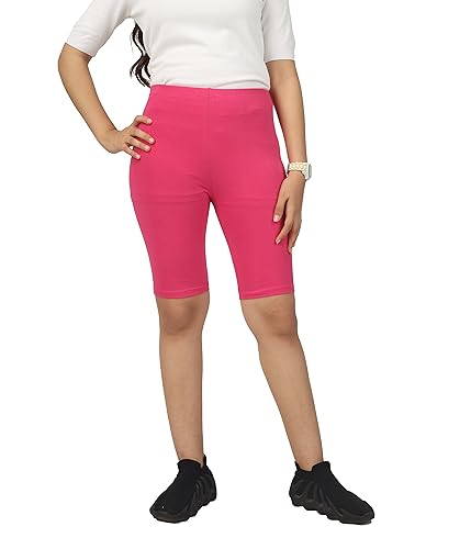 Image of KYDA Kids Girls's Stretchable Anti Bacterial Cycling Shorts, Yoga & Workout Gym Shorts