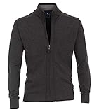 feuerwehr strickjacke rlp 681 Redmond Herren Melange Strickjacke unifarben Hoher 100% Baumwolle L Anthrazit