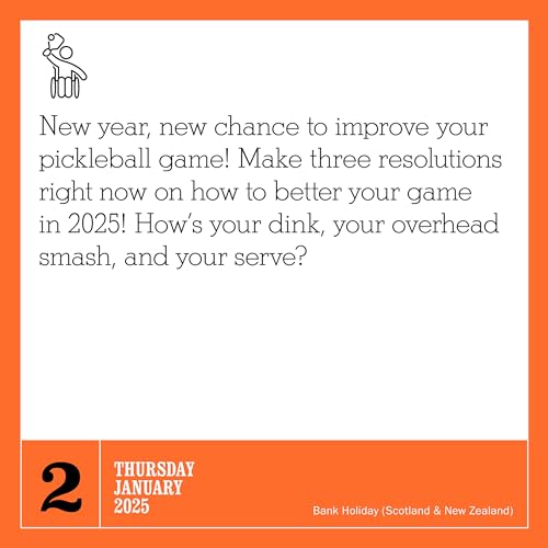 image for Workman Calendars Pickleball Is Life! Page-A-Day® Calendar 2025: Triv
