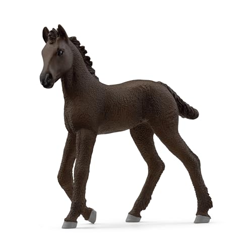 Schleich 13977 Poulain Frison, dès 5 Ans, Horse Club - Figurine, 3 x 8 x 9 cm