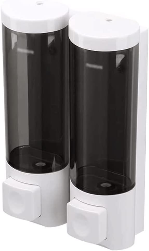 DAPERCI Set of 2 Soap Dispenser Wall Mounted Liquid Dispenser Shower Gel Dispensers 500ml/16.9oz for Bathroom Hand Lotion Bottle