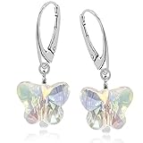 Lieferumfang: ( 1 Paar Schmetterling Ohrringe inkl. Schmuckbox ) / Die gezeigten Original Abbildungen vom Artikel sind stark vergrößert dargestellt. Bitte achten Sie daher auf die Maßangaben