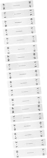 NOLITOY 18 Peças Cartão De Classificação De Registros Etiqueta Horizontal Organizador De Registro Alfabético Divisor De Disco Divisor Cdr Abas Alfabéticas A-Z Etiqueta Vertical Cartão De