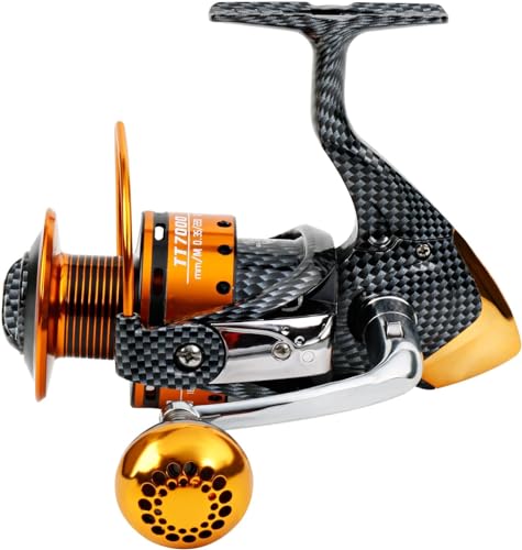 Sougayilang Fishing Reels- 12+1 BB, Light and Smooth Spinning Reels, Powerful Carbon Fiber Drag, Salt and Freshwater Fishing - Image 3