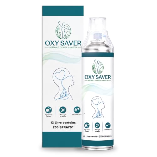 Image of 12 Litres Portable Oxygen Cylinder | 250 Sprays of Pure Oxygen | Oxygen Cylinder for Travelling & Home Use | Provides Instant Support for High Altitude Travel, Air Pollution and Emergency Situations