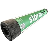 Heavy Duty Shed Felt Roofing Roll 10m x 1m – Glass Fibre Reinforced Core – Green Mineral Roofing Felt – Waterproof Shed Roof Covering – Nails Included