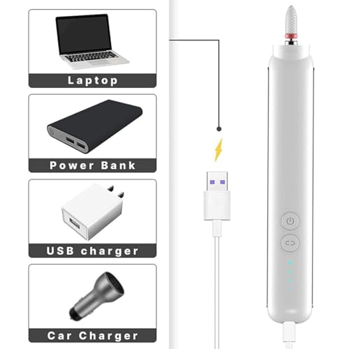 Machine à manucure rechargeable USB pour éliminer facilement les cuticules et vernis - 3