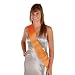 Satin Sash (orange) Party Accessory (1 count) (1/Pkg)