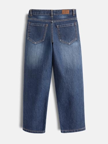 Image of Urbano Juniors Boy's Loose Baggy Fit Washed Denim Jeans Stretchable