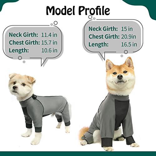 Scenereal Dog Recovery Suit, Dog Shirt Anxiety Vest For Prevent Licking Wound Protection, Dog Suit For Surgery Recovery, Dog Pajamas For Small Medium Puppies Waterproof Fast Drying #TOP3