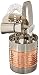 Francois et Mimi Stainless Steel Cocktail Bar Tool Kit Set; Includes Ice Tongs, Double Jigger with Handle, Strainer, and Bar Key/Bottle Opener with Storage Rack