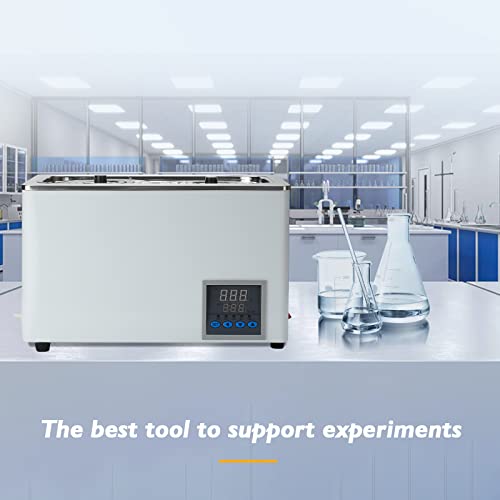 Faruijie Lab Water Bath - 6L Digital Thermostatic Water Lab Bath 2 Holes Lab Hot Bath 600W #TOP5