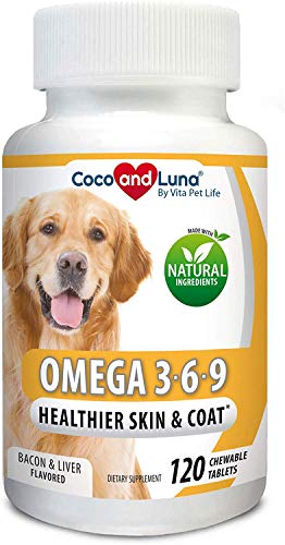 Omega 3 for Dogs - Salmon Oil for Dogs - Skin and Coat