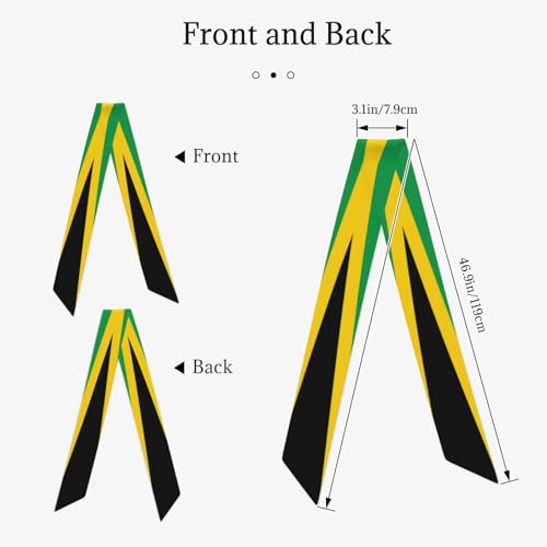 Women's Aruba Aruban Flag Neck Scarf2