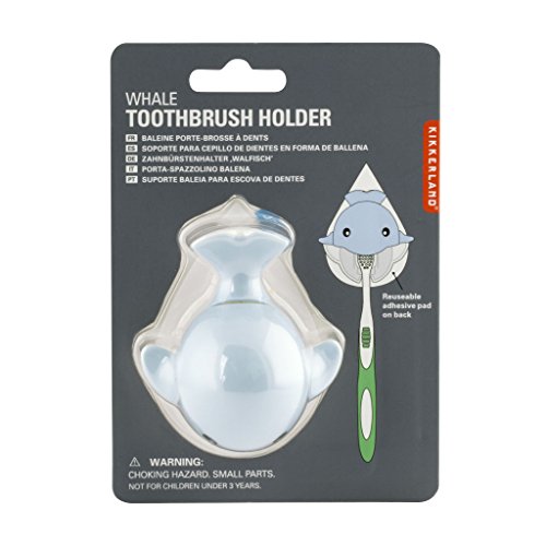 Image of Kikkerland HH26-A Whale Toothbrush Holder