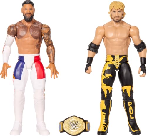 Mattel WWE Main Event Showdown Jey USO & Logan Paul Action Figures