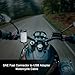 HuaLiSiJi SAE to USB Cable 18AWG 5V 2.1 A Waterproof Motorcycle USB Charge kit Kit SAE to Adapter Cable for Phone, Tablet, GPS Charger (Typ A Port 1, 1 m)