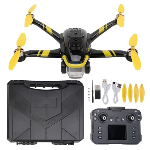 Tonysa Drone Telecomandato, Telecamera 4K UHD, Riprese Verticali/orizzontali/verso il Basso,