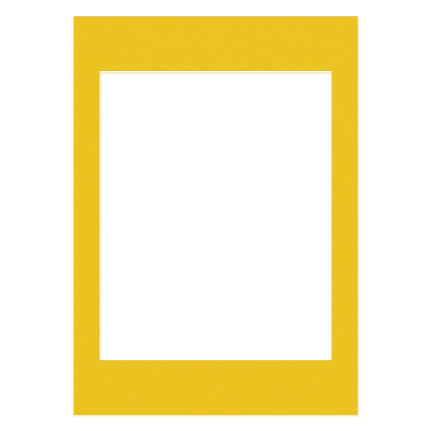 Alison Kingsgate 70x50cm Bright Yellow Picture Mount for 50x40cm Aperture