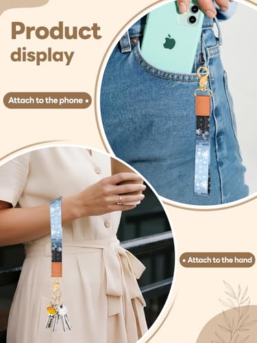 Image of Wristlet Keychain for Women and Men, Key Chain Holder, Wrist Lanyard for Keys