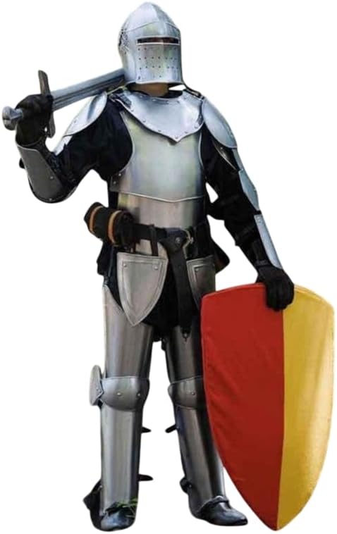 Medieval Knight Suit of Armor – Full Steel LARP Cosplay Armor for Historical Reenactments & Fantasy Events