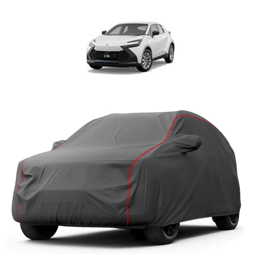 Image of Heavy-Duty Car Cover for Compatible with Toyota C HR (2016 to 2025 All Models) Deluxe Car Protection Cover - Waterproof & UV-Resistant All-Season Exterior Protection