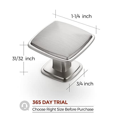 Home Expert Cabinet Knobs 25 Pack Brushed Nickel Kitchen Cabinet Knobs Silver Knobs For Kitchen Cabinets And Drawers Dresser Knobs Closet Door Knobs #TOP2