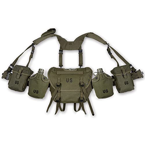 M1956 M1961 Equipment Vietnam War Equipment Replica WW2 US Army Korean War1956 Long Pouch 1956 Bag Kettle Belt Straps