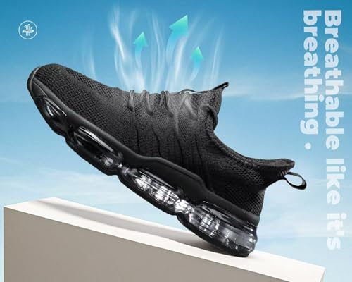 Image of Men's Air Running Shoes Non Slip Workout Casual Sport Shoes for Men Basketball Sneakers Fashion Tennis Sport Fitness Cross Trainers