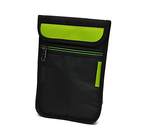 Image of Saco Soft Durable Pouch for HP Slate 7 Voice Tab - Green Sleeve case Cross Body Tablet Carrying Case Bag
