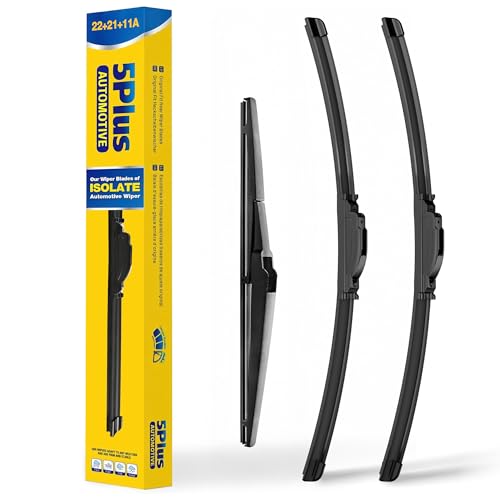 Image of Wipers Replacement for Jeep Grand Cherokee 2014-2020 Windshield Wiper Blades,22 inch+21 inch Windshield Wipers with 11 inch Rear Wiper Blade - Factory Fit & All-Season OEM Quality (Pack of 3)