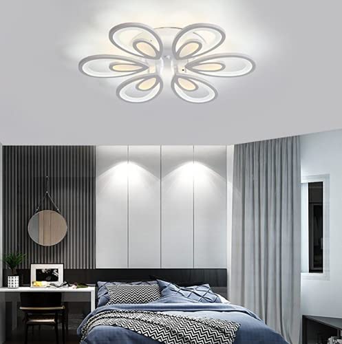 Plafonnier LED moderne pour chambre à coucher et salle à manger à intensité variable 98G