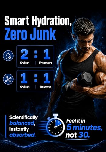 Image of R3 Instant Electrolyte Powder Mix | 500 mg Sodium 2:1 Na:K | 7 Electrolytes Na K Mg Ca Cl Zn SO4 | Fast Dissolve Drink | Workout Hydration & Sustained Boost | Blueberry Flavour | 30+ servings /7.5 Ltr | 200 g