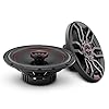 DS18 GEN-X6.5 Coaxial Speaker - 6.5", 3-Way, 165W Max, 50W RMS, Black Paper Cone, Two Mylar Dome Tweeters, 4 Ohms - Clarity Unparalled by Other Speakers in Their Class (2 Speakers)