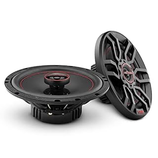 DS18 GEN-X6.5 Coaxial Speaker - 6.5", 3-Way, 165W Max, 50W RMS, Black Paper Cone, Two Mylar Dome Tweeters, 4 Ohms - Clarity Unparalled by Other Speakers in Their Class (2 Speakers)