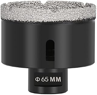 Vearter M14 Vacuum Brazed Diamond Core Drill Bit Kit , 8Pcs Dia.6/8/10/12/20/35/45/68mm Angle Grinder Masonry Hole Saw For Marble Tile Ceramic Granite Concrete