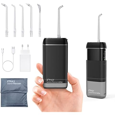 ENPULY Irrigador Bucal Portátil con Adaptador y 5 Boquillas Cover