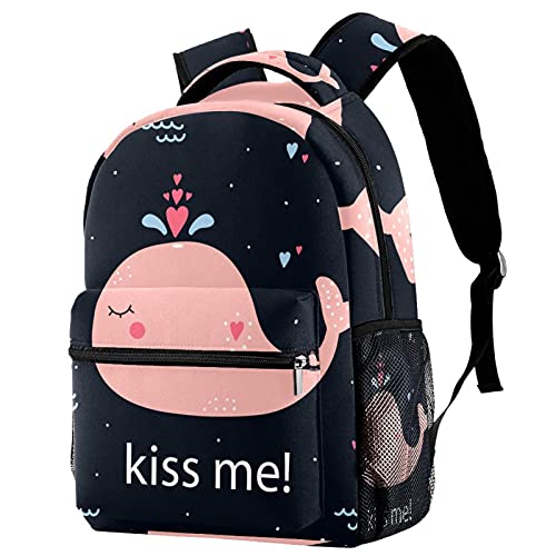 Sac à dos baleine romantique grand volume, une idée cadeau originale pour femme