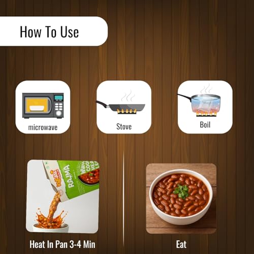 Image of Indidoz Rajma Ready to Eat | Tender Kidney Beans in Rich Onion-Tomato Gravy | Authentic North Indian Curry | Heat & Eat Meal | No Preservatives | 300g