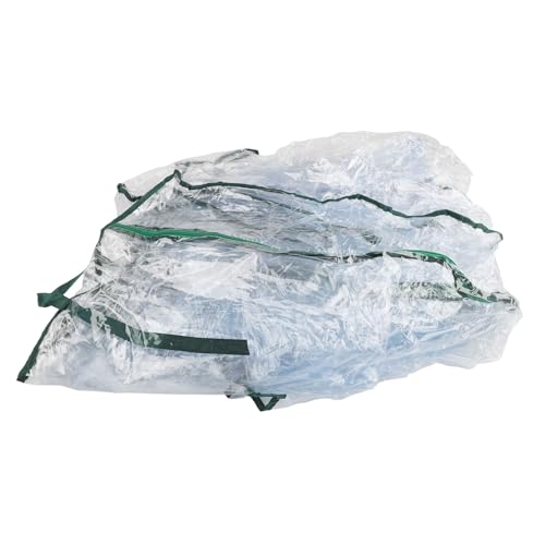 Cubierta de invernadero de PVC con puerta enrollable para jardín 8