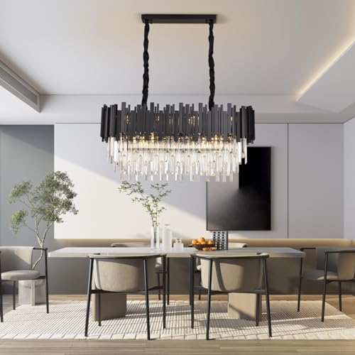 Lampe à pendentif en cristal K9 AHXIAOZN pour éclairage de bar - 2