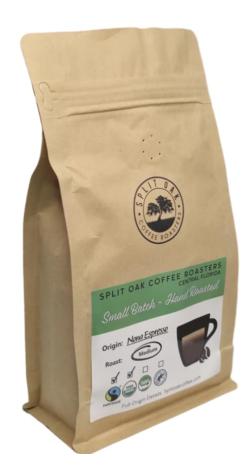 Organic Nona Espresso Granos Enteros 12 Onzas miniatura 3