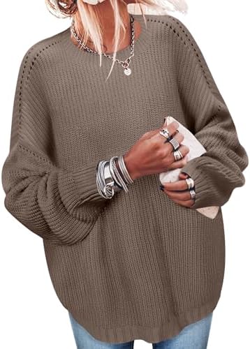 Sweaters for Women Early Fall Fashion Clothing 2025 Oversized Swe...