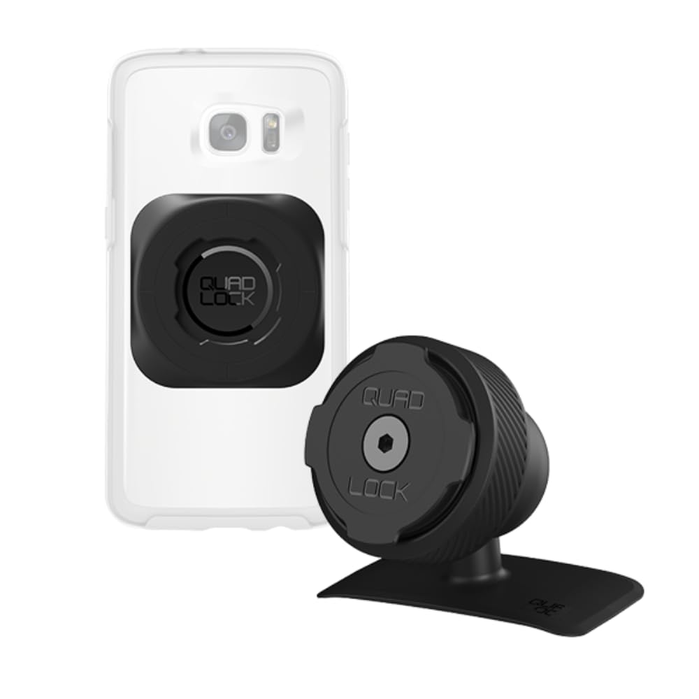QUAD LOCK Soporte Móvil Coche Adhesivo para salpicadero/guantera con Adaptador mag para Smartphone