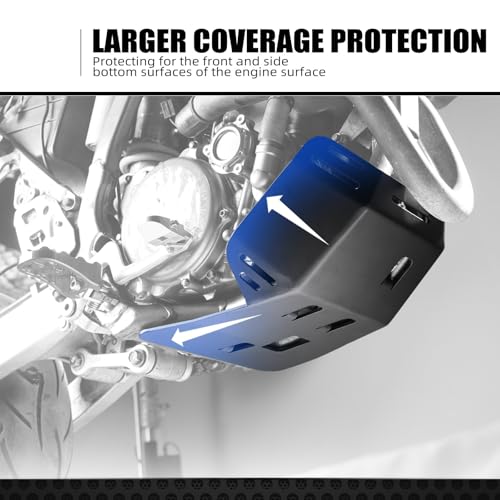 Plaque de protection moteur DRZ 400 sabot de châssis en alliage renforcé pour moto enduro et SM