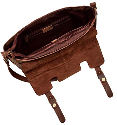 Maletín de cuero para laptop de mujer miniatura 4