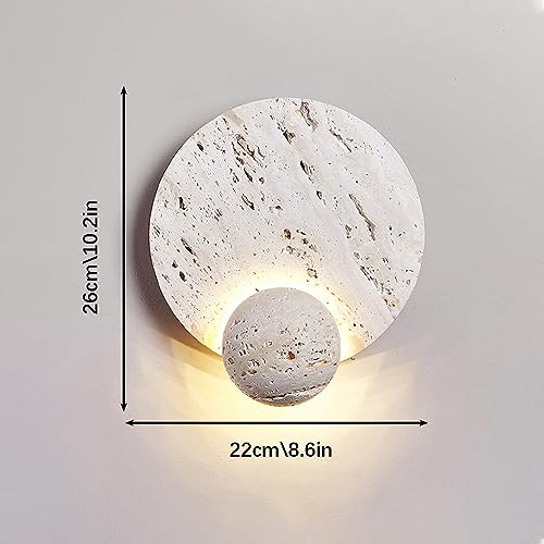 Applique LED moderne fine en pierre, fini les luminaires encombrants