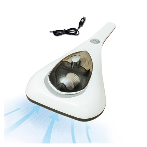 BesBet Eliminador De áCaros Germicidas UV, UV, con FuncióN De Aire Caliente, Carga USB Anti Acaros, SuccióN Fuerte De 10kpa Anti Acaros, Mata AléRgenos/áCaros/Bacterias