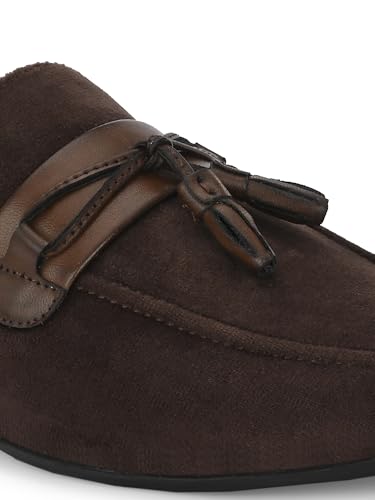 Image of San Frissco Men's Formal Loafers Leatherette Trending Shoes with Tussle,Semi Casual Cushioned Footbed Cushioned Footbed Formal Party Slip-On Shoes /Stylish, Comfortable & Lightweight